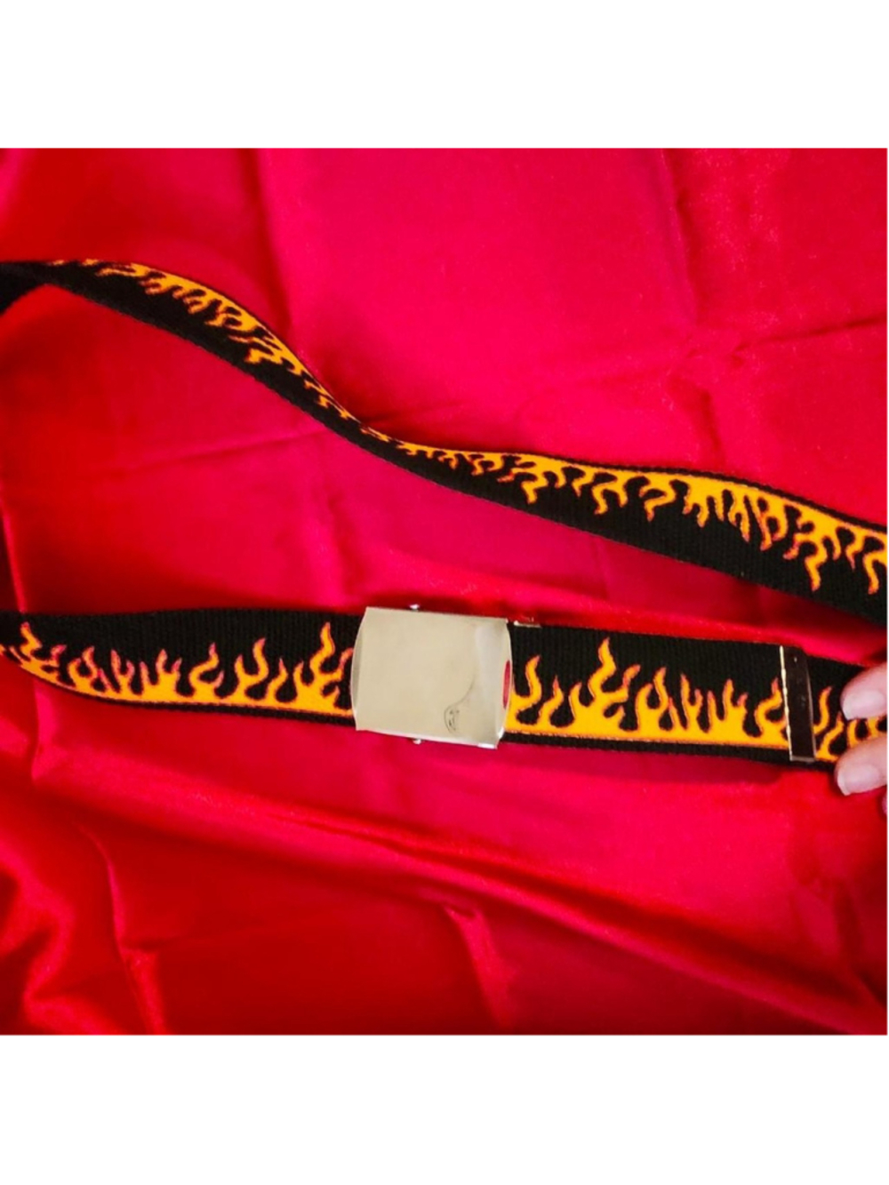 Urban Outfitters Flame Web Unisex Belt 🔥 - Picture 4 of 7